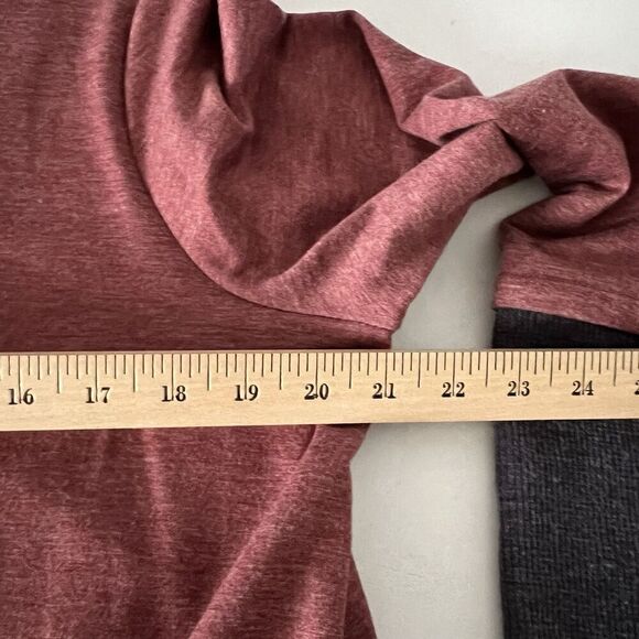 Logo Lounge Colorblock Cardigan Womens Medium Knit Pocket Longline Waffle Sleeve - Picture 7 of 9